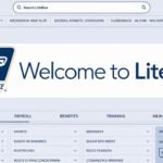 "LiteBlue USPS Employee Portal dashboard interface showcasing employee tools and resources."