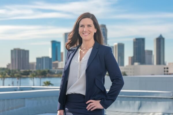 Portrait of Stephanie Fuggetta in Tampa, FL, highlighting her impactful contributions and dedication to community excellence.