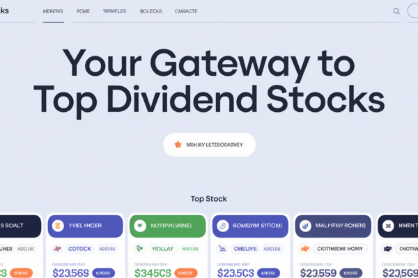 "5starsstocks.com website interface showcasing top dividend stocks and investment strategies"