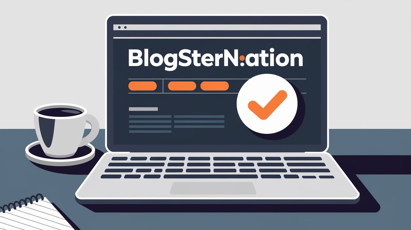 "Blogsternation.com homepage showcasing blogging insights and tools for content creators."