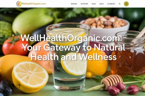 "Wellhealthorganic.com homepage showcasing natural health tips, organic remedies, and holistic wellness resources for a healthier lifestyle."