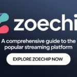 Zoechip streaming platform interface showcasing free movies and TV shows.