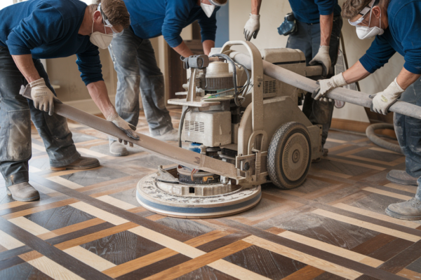 Expert floor sanding restoring wooden floors to perfection