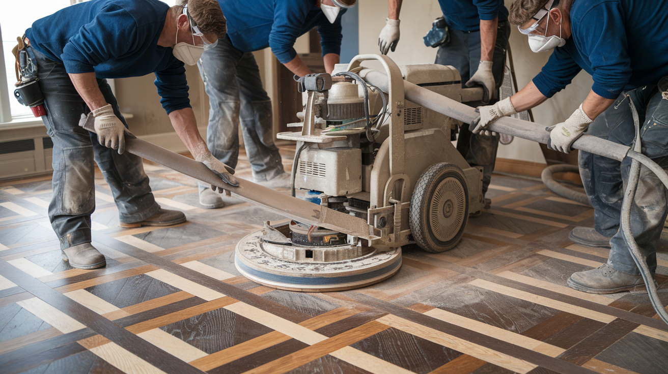 Expert floor sanding restoring wooden floors to perfection